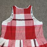 Ace & Jig  Boardwalk Dress Doublecloth‎ Cotton Rouge Red Plaid Large Photo 6
