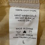 Hayden  Los Angeles bell sleeve Mustard Color ladies size large dress Photo 7