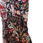 Apostrophe Y2K  Balloon Sleeve Floral Retro Boho Blouse Multicolor Size Small Photo 4