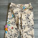 Floral Print Capris Black Photo 1