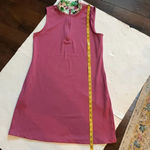 Tommy Bahama sleeveless mock neck golf dress plum/mauve leaf print trim Size M Photo 5