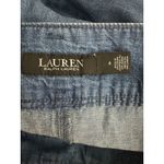 Lauren Ralph Lauren Vintage Denim Maxi Skirt Pockets A Line Size 4 Blue Photo 2