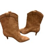 DV Dolce‎ Vita Andres Tan Faux Leather Heeled Western Booties Size 9.5 Photo 3