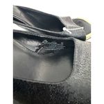 DKNY  Black Leather Gold Detail Sandals Heels Size 5.5 Photo 2