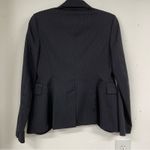 United Colors Of Benetton Benetton Black Pinstripe Slim Fit Womens Blazer Jacket 42 Preppy Dark Academia Photo 6