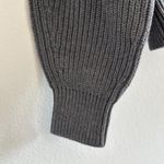 Everlane The Boxy Cardigan in Everyday Cotton in Heathered Charcoal, Size Small Photo 8