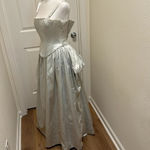 Gunne Sax x Jessica McClintock satin corset ball gown bustle back size 3/4 Photo 2