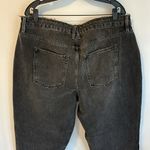 Good American  Good Boy Frayed Outseam Washed Black Jeans Photo 6