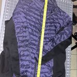 Stylish Women's Purple and Black Puffer Jacket Size XL Photo 1