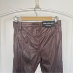 Black Orchid  Brown Ankle Zip Faux Leather Snake Skin Pants Size 29 NWT Photo 3