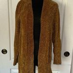 A New Day GOLDEN YELLOW CHENILLE CARDIGAN Photo 0