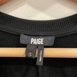 Paige  Black Knit V-Neck Midi Dress with Slit Photo 3