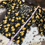 Reformation  Cave Top‎ Lemon Drop Smocked Puff Sleeve Size 4 Photo 7