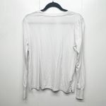 Lou & grey Supima Cotton Women's White Long Sleeve Top Size Small Lightweight Photo 7