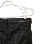 Current/Elliott  The Soho Zip Stiletto Skinny Jeans Mid Rise Black Coated Size 28 Photo 5