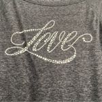 Victoria's Secret VICTORIA’S SECRET Love Rhinestone Long sleeve Gray Top
Medium Photo 1