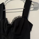 Reformation NWOT Black Kayleigh Drop Waist Ruffle Tiered Skirt Mini Dress Photo 4