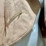 Blu Pepper  Women’s XL Soft Faux Suede Moto Jacket Pale Pink Photo 5