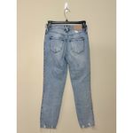 True Religion  Starr Jeans Distressed Light Wash Pink Side Stripe Size 25 EUC!!! Photo 2