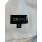 XScape  Embellished Goddess Pleated Sequin White Formal Gown Dress Size 14 NWT Photo 10