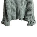 525 America  Blue Wide Sleeve Chunky Knit Turtleneck Sweater Size Large Photo 8