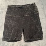 PINK - Victoria's Secret  Black Acid Wash Bike Shorts Photo 0