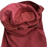 Isabel Marant  Maroon Red Burgundy Long Sleeve V-Neck Split Hem Tunic Dress sz M Photo 5