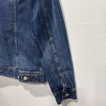 Old Navy  Women’s Trucker Jean Jacket Size Small Tall Blue Denim Pockets Casual Photo 2