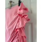 The Andamane Bubblegum Pink Ruffle Mini Skirt Photo 2