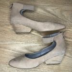 Eileen Fisher  Liza Nubuck Stretch Ankle Strap Chunky Heel Pump Women’s Size 8.5 Photo 8