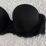 Victoria's Secret women size 32D Elegant Black Strapless Bra never used Photo 2