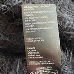 Free People  Charcoal Knit Sweater Photo 4