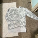 Pink Rose Camo Crewneck Sweatshirt Photo 0