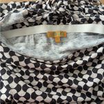 VRG Girl Don't Look Back Black & White Geometric Pattern Dress 10 Photo 11