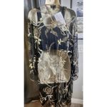 NWT: Beaded Kimono; fancy, boho, vintage, beads185 Black Photo 3