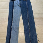 Rag and Bone Rag‎ & Bone Women's Blue Cotton Two Tone Distressed Jeans Pants Size 23 Photo 0