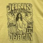 Janis Joplin “Peace Festival” 1970 Rock Graphic T-Shirt Size XL Photo 1