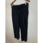 Lululemon  Dance Studio Crop 25" Black Jogger Pants Womens 8 Relaxed Athleisure Photo 2