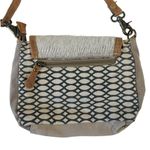 Myra Bag Hairon Flap Honey Bee Design Crossbody Purse Gray Photo 11