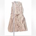 Sleeveless Belted Shirt Dress‎ Pink Photo 11