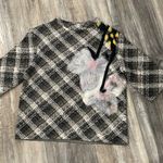 Anthropologie  Troubadour Mohair Felted Floral Sweater & Sparrow Skirt Photo 1