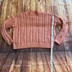 Hippie Rose Women Cable Knit Pink Sweater Small Photo 7