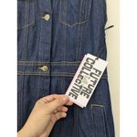 Women's Collared Denim Mini Dress Photo 7