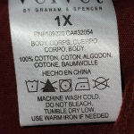 Velvet‎ By Graham Spencer For Anthropologie Womens Rust Colored Shirt Blouse 1X Brown Photo 5