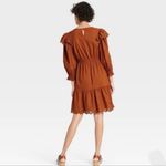 Universal Threads Universal thread eyelet ruffle dress in pumpkin Photo 1