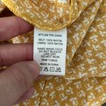 Skylar + Madison  Yellow Floral Mini Dress Size Small Photo 8