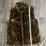 J.Crew Leopard Print Faux Fur Vest Photo 8
