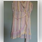 Lauren Conrad Ruffle Sleeveless Candy Striped Mini Dress Size L Size L Photo 2