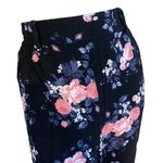 Torrid FLORAL BLACK CHALLIS WIDE LEG PINK & BLUE PRINT PANTS (2X) Photo 5