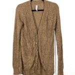 Pull & Bear  Brown Knit Button Front Cardigan Size EU Large / US Small Photo 0